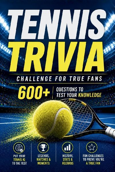 Tennis Trivia Challenge for True Fans: 600 questions to test your knowledge of players, matches, records & the defining moments in tennis