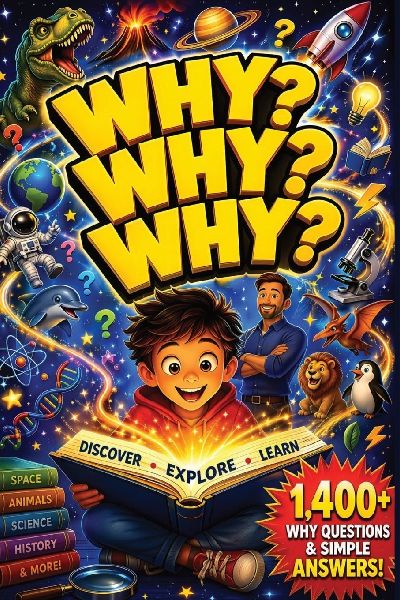 WHY? WHY? WHY?: The Big Book of Why Questions Kids with 1,400+ Simple Answers to Questions Kids Actually Ask About Science, Space, Animals, and More