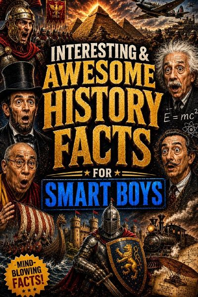 INTERESTING & AWESOME HISTORY FACTS FOR SMART BOYS: Crazy, True & Action-Packed Facts About Warriors, Kings, Lost Treasures & Ancient Civilizations