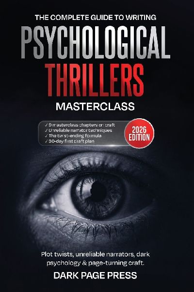 The Psychological Thriller Writing Masterclass: The Complete Craft Guide to Writing Unreliable Narrators, Page-Turning Suspense, and Twists That Readers Never See Coming