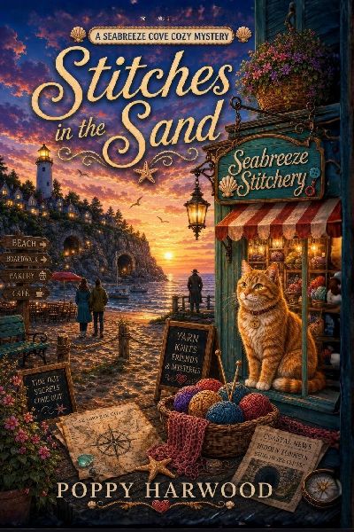 Stitches in the Sand: A Seabreeze Cove Cozy Mystery (Book 4)