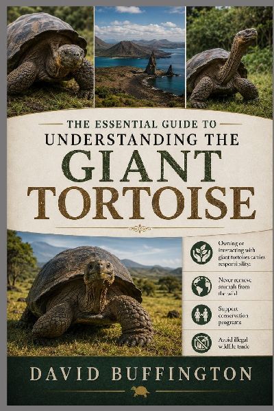 THE ESSENTIAL GUIDE TO UNDERSTANDING THE GIANT TORTOISE: Owning or interacting with giant tortoises carries responsibility: Never remove animals from the wild Support conservation programs Avoid illegal wildlife trade