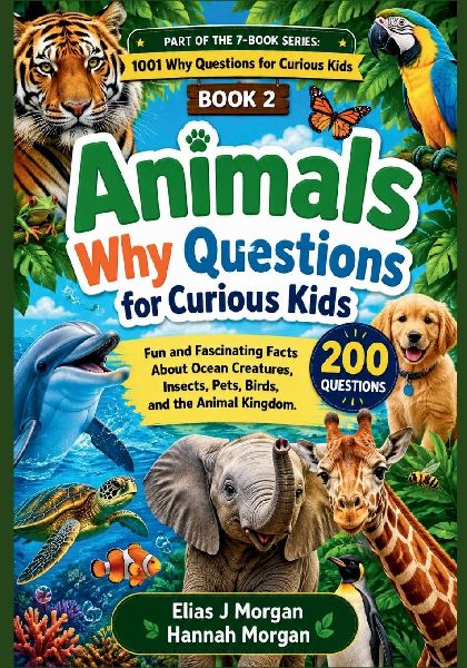 Animals Why Questions for Curious Kids: Fun and Fascinating Facts About Ocean Creatures, Insects, Pets, Birds, and the Animal Kingdom ( Age 6 - 12)