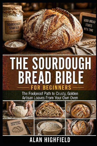 The Sourdough Bread Bible for Beginners: Your Foolproof Guide to Crusty, Golden and Delicious Artisan Loaves From Your Own Oven | Easy Sourdough Baking Methods & Recipes That Make Your Mouth Water