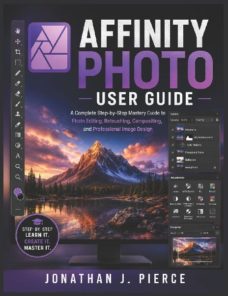 AFFINITY PHOTO USER GUIDE: A Complete Step-by-Step Mastery Guide to Photo Editing, Retouching, Compositing, and Professional Image Design