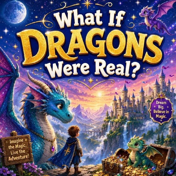 What If Dragons Were Real?: Dragon Books for Kids