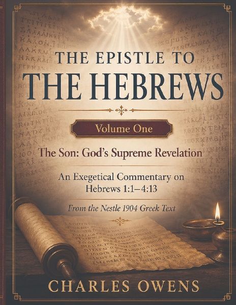 The Epistle to the Hebrews, Volume I: The Son - God's Supreme Revelation: An Exegetical Commentary on Hebrews 1:1 - 4:13