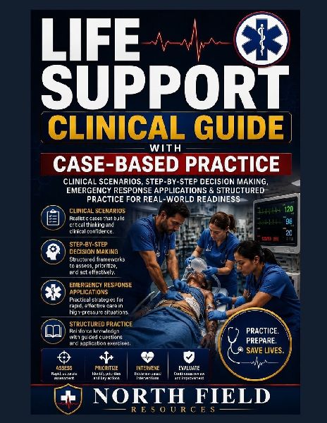 LIFE SUPPORT CLINICAL GUIDE WITH CASE-BASED PRACTICE: Clinical Scenarios, Step-by-Step Decision Making, Emergency Response Applications & Structured Practice for Real-World ReadinessClinical Scenarios