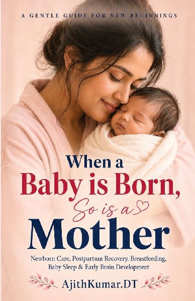 When a Baby is Born, So is a Mother: Newborn Care, Postpartum Recovery, Breastfeeding, Baby Sleep & Early Brain Development Guide for First-Time Moms