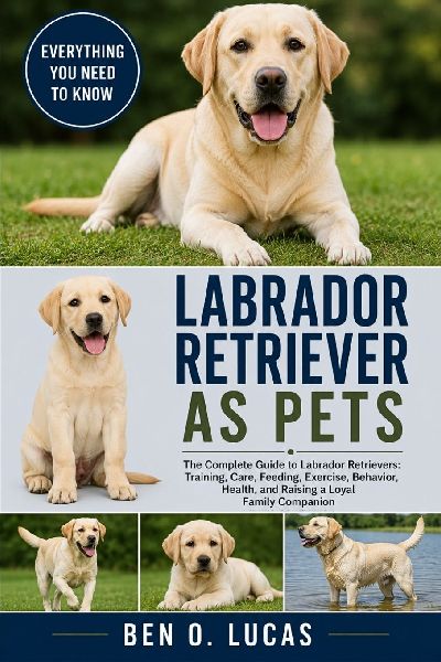 LABRADOR RETRIEVER AS PETS: The Complete Guide to Labrador Retrievers: Training, Care, Feeding, Exercise, Behavior, Health, and Raising a Loyal Family Companion