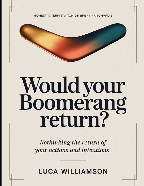 Honest Interpretation Of Brent Pritchard's Would Your Boomerang Return?: Rethinking The Return Of Your Actions And Intentions