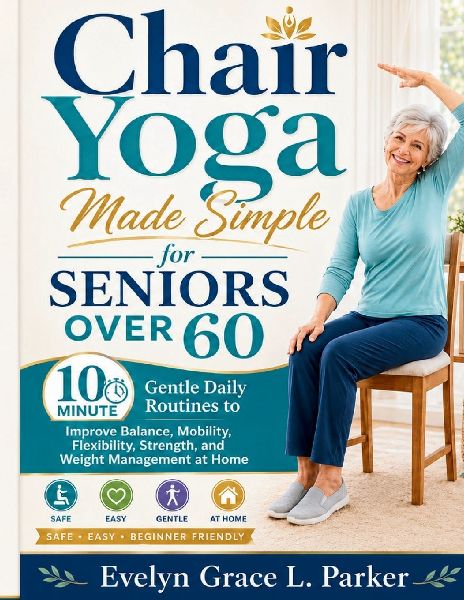 Chair Yoga Made Simple for Seniors Over 60: 10 Minute Gentle Daily Routines to Improve Balance, Mobility, Flexibility, Strength, and Weight Management at Home