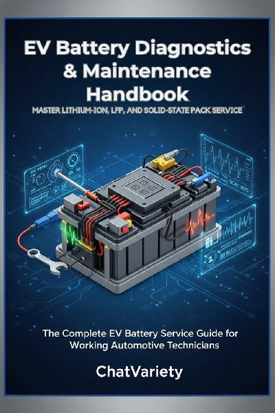 EV Battery Diagnostics & Maintenance Handbook: Master Lithium-Ion, LFP, and Solid-State Pack Service