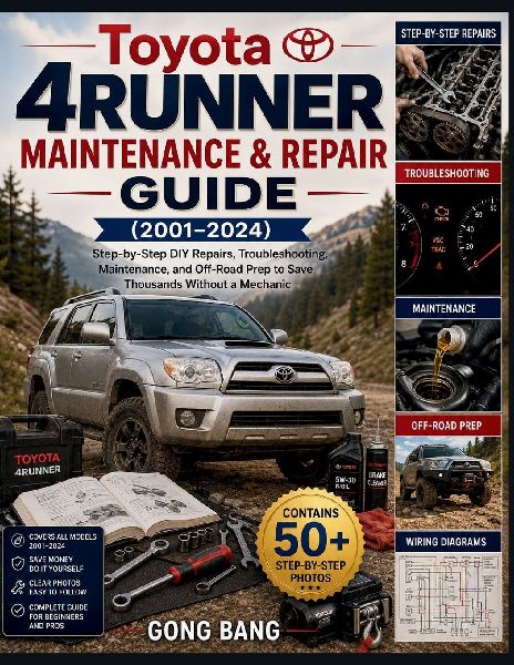 Toyota 4Runner  Maintenance & Repair  Guide (2001-2024): Step-by-Step DIY Repairs, Troubleshooting,  Maintenance, and Off-Road Prep to Save  Thousands Without a Mechanic