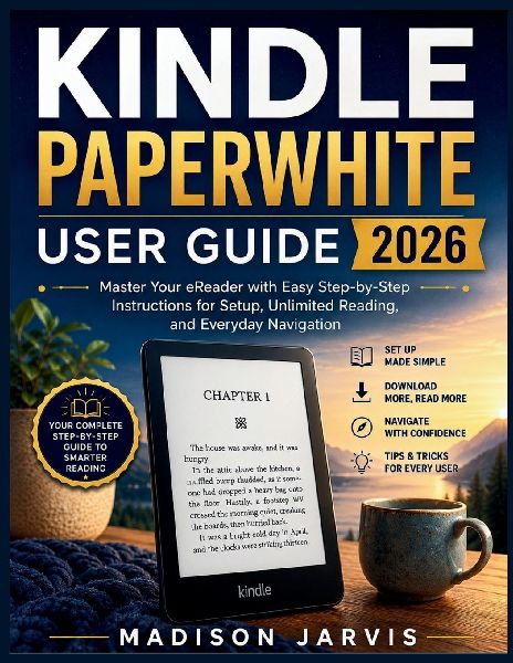 KINDLE PAPERWHITE USER GUIDE 2026: Master Your eReader with Easy Step-by-Step Instructions for Setup, Unlimited Reading, and Everyday Navigation