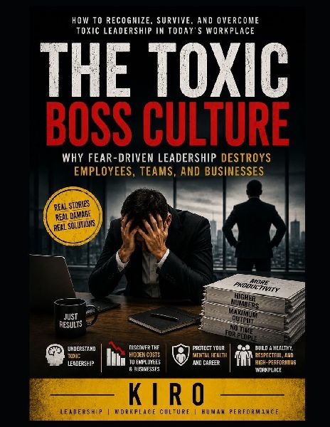 The Toxic Boss Culture: Why Fear-Based Management Destroys Employees, Teams, and Long-Term Business Success