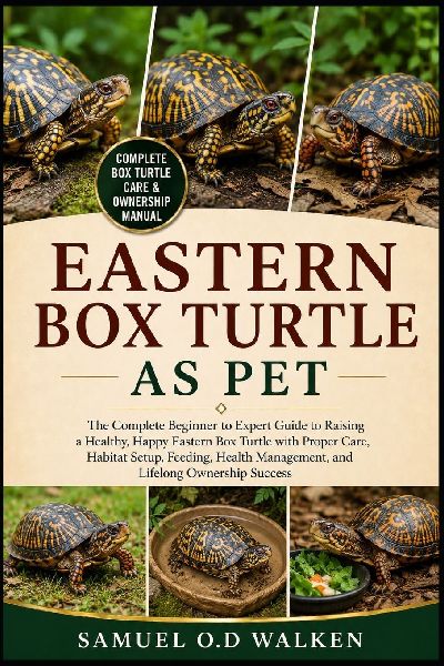 EASTERN BOX TURTLE AS PET: The Complete Beginner to Expert Guide to Raising a Healthy, Happy Eastern Box Turtle with Proper Care, Habitat Setup, Feeding, Health Management, and Lifelong Ownership Success