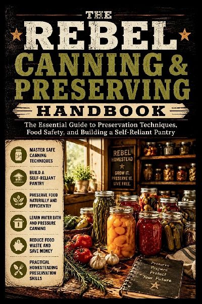 The Rebel Canning & Preserving Handbook: The Essential Guide to Preservation Techniques, Food Safety, and Building a Self-Reliant Pantry