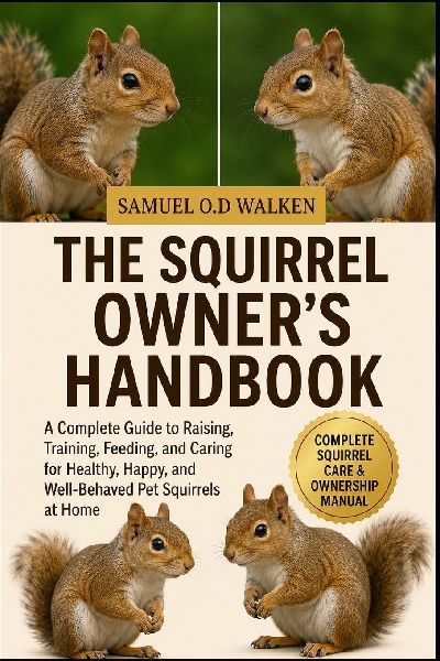 THE SQUIRREL OWNER'S HANDBOOK: A Complete Guide to Raising, Training, Feeding, and Caring for Healthy, Happy, and Well-Behaved Pet Squirrels at Home