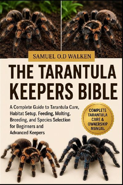 THE TARANTULA KEEPERS BIBLE: A Complete Guide to Tarantula Care, Habitat Setup, Feeding, Molting, Breeding, and Species Selection for Beginners and Advanced Keepers