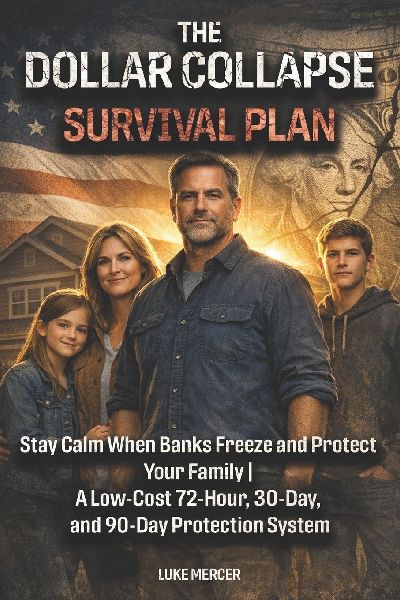 The Dollar Collapse Survival Plan: Stay Calm When Banks Freeze and Protect Your Family | A Low-Cost 72-Hour, 30-Day, and 90-Day Protection System