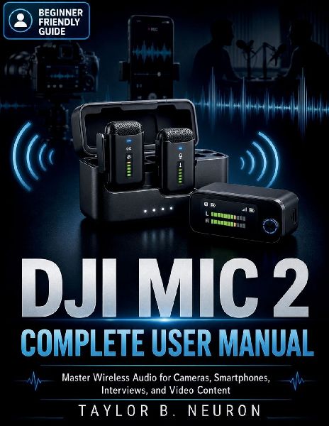 DJI Mic 2  Complete User Manual: Master Wireless Audio for Cameras, Smartphones, Interviews, and Video Content