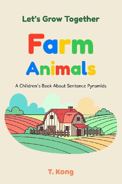 Let's Grow Together - Farm Animals: A Pyramid Sentence Book for Early Readers to Learn About Animals and Their Babies