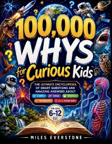 100,000 Whys for Curious Kids: The Ultimate Encyclopedia of Smart Questions and Amazing Answers About Science, Space, Animals, Technology, and the Human Body for Ages 6-12