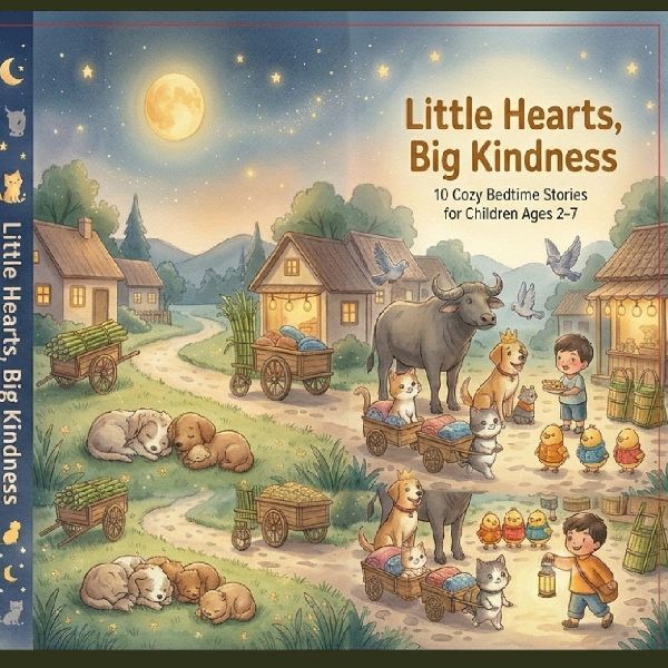 Little Hearts, Big Kindness: 10 Cozy Bedtime Stories for Children Ages 2-7