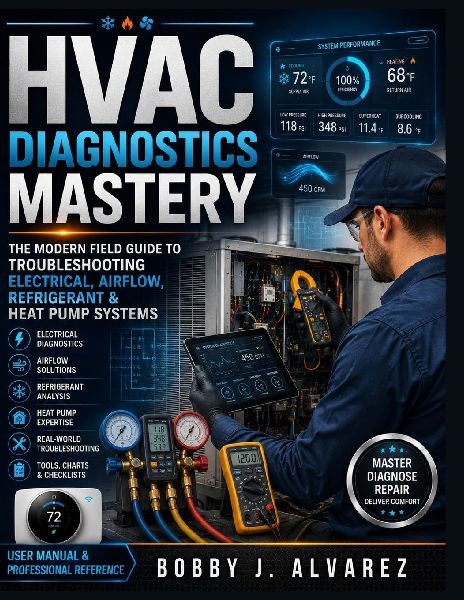 HVAC Diagnostics Mastery: The Modern Field Guide to Troubleshooting Electrical, Airflow, Refrigerant & Heat Pump Systems