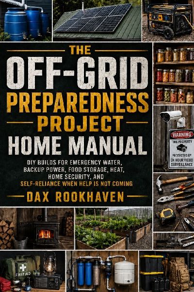 The Off-Grid Preparedness Project Home Manual: DIY Builds for Emergency Water, Backup Power, Food Storage, Heat, Home Security, and Self-Reliance When Help Is Not Coming