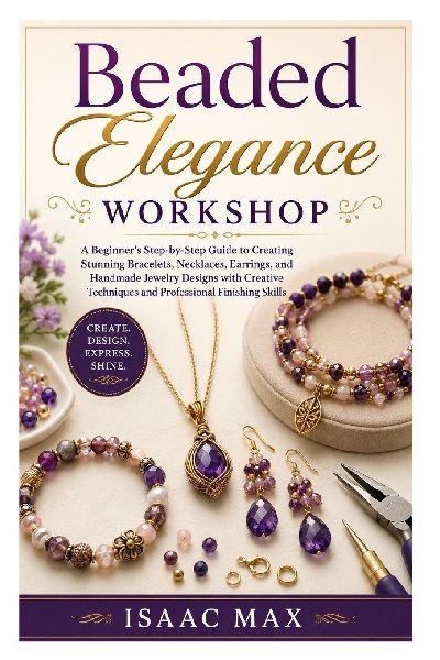 Beaded Elegance Workshop: A Beginner's Step-by-Step Guide to Creating Stunning Bracelets, Necklaces, Earrings, and Handmade Jewelry Designs with Creative Techniques and Professional Finishing Skills