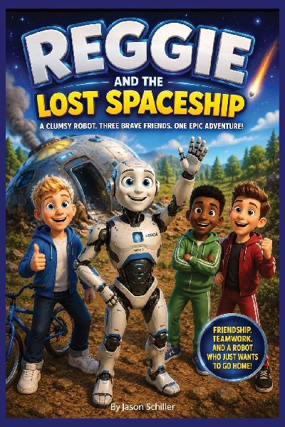 Reggie and the Lost Spaceship: A Lost Robot, 3 Friends, 1 Epic Adventure, Bedtime Story