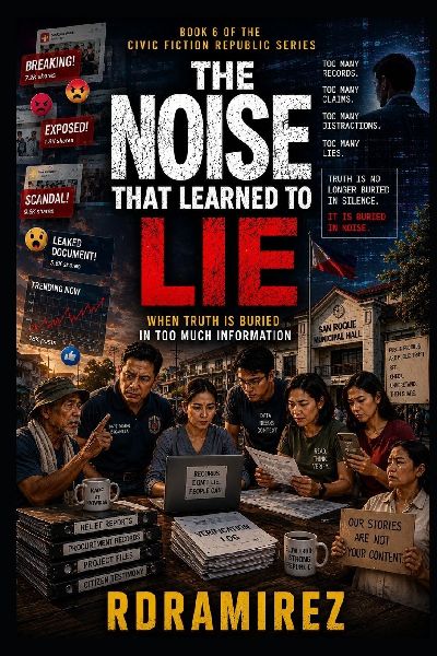 THE NOISE THAT LEARNED TO LIE: When Truth Is Buried in Too Much Information: Book 6 of the Civic Fiction Republic Series