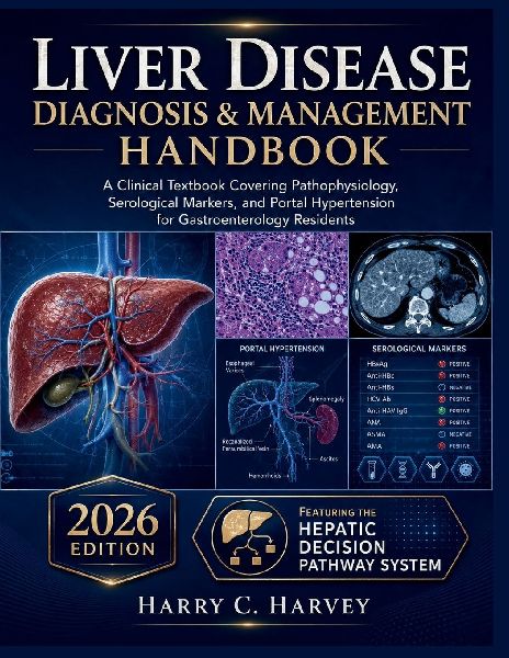 Liver Disease Diagnosis & Management Handbook: A Clinical Textbook Covering Pathophysiology, Serological Markers, and Portal Hypertension for Gastroenterology Residents