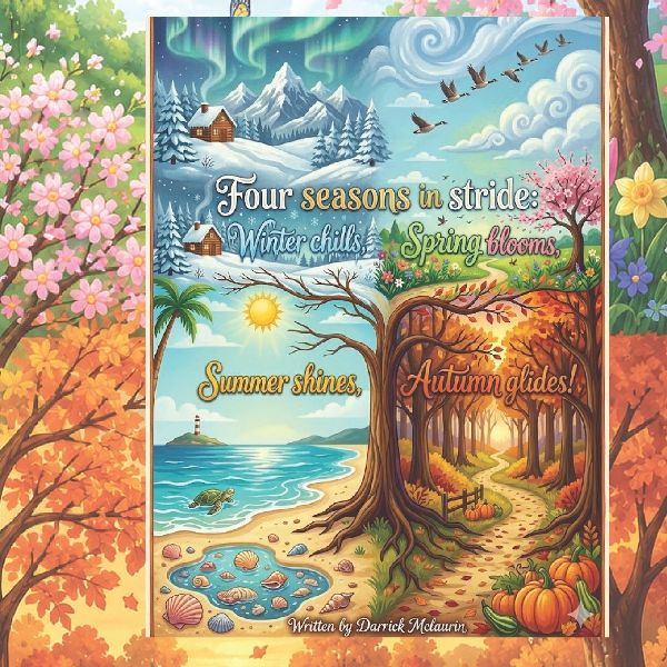 Four seasons in stride: Winter chills - Spring blossom - Summer shines - Autumn glides