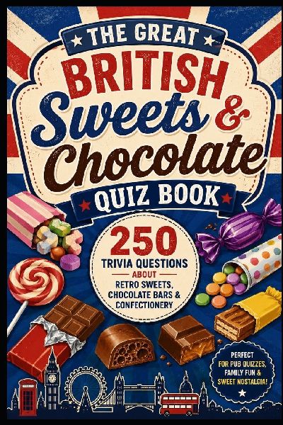 The Great British Sweets & Chocolate Quiz Book: 250 Trivia Questions About Retro Sweets, Chocolate Bars & Confectionery