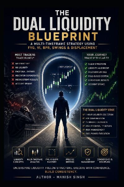 The Dual Liquidity Blueprint: A Multi-Timeframe Strategy Using FVG, VI, BPR, Swings & Displacement