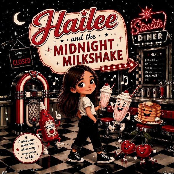 Hailee and the Midnight Milkshake: A Magical Retro Diner Bedtime Adventure