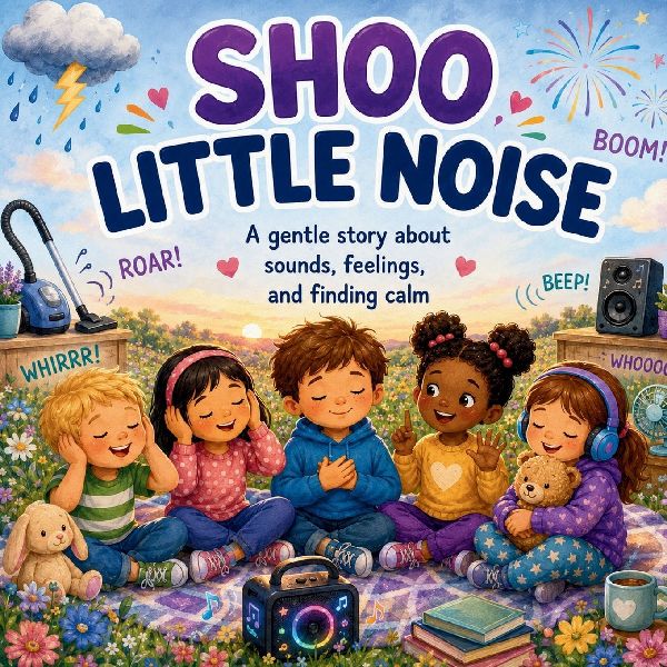 Shoo Little Noise: A Gentle Story About Sounds, Feelings, and Finding Calm
