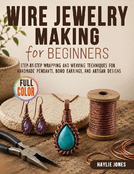 Wire Jewelry Making for Beginners: Step-by-Step Wrapping and Weaving Techniques for Handmade Pendants, Boho Earrings, and Artisan Designs