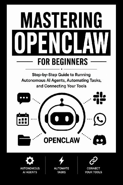 MASTERING OPENCLAW For Beginners: Step-by-Step Guide to Running Autonomous AI Agents, Automating Tasks, and Connecting Your Tools.