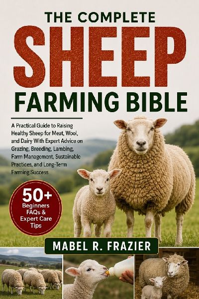 THE COMPLETE SHEEP FARMING BIBLE: A Practical Guide to Raising Healthy Sheep for Meat, Wool, and Dairy With Expert Advice on Grazing, Breeding, Lambing, Farm Management, Sustainable Practices, and Long-Term Farming Success