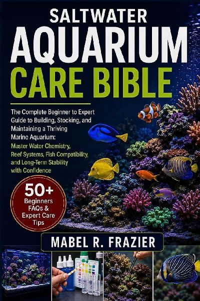 SALTWATER AQUARIUM CARE BIBLE: The Complete Beginner to Expert Guide to Building, Stocking, and Maintaining a Thriving Marine Aquarium: Master Water Chemistry, Reef Systems, Fish Compatibility, and Long-Term Stability with Confidence