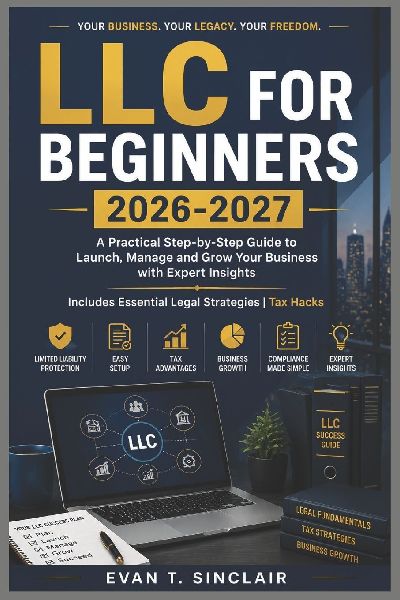LLC FOR BEGINNERS 2026-2027: Step-by-Step Guide to Launch, Manage and Grow Your Business with Expert Insights Includes Essential Legal Strategies | Tax Hacks