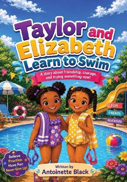 Taylor and Elizabeth Learn to Swim