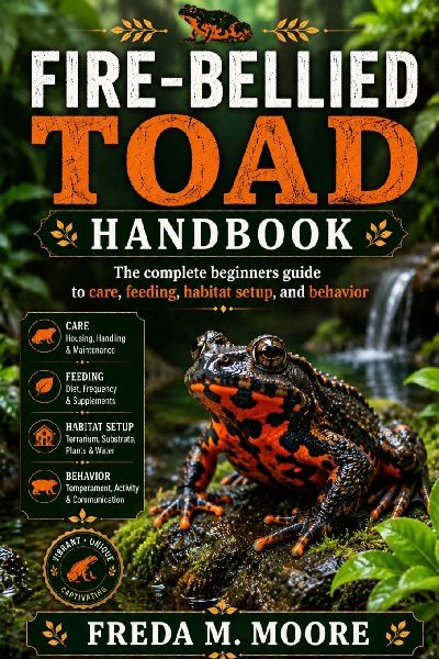 FIRE-BELLIED TOAD HANDBOOK: The complete beginners guide to care, feeding, habitat setup, and behavior