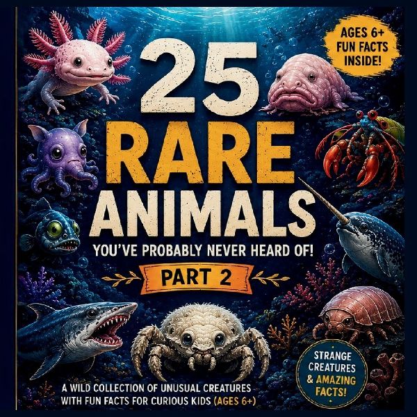 25 Rare Animals You've Probably Never Heard Of - Part 2: Strange & Shocking Creatures With Amazing Facts for Curious Kids