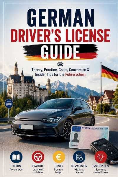 GERMAN DRIVER'S LICENSE GUIDE: Theory, Practice, Costs, Conversion & Insider Tips for the Führerschein