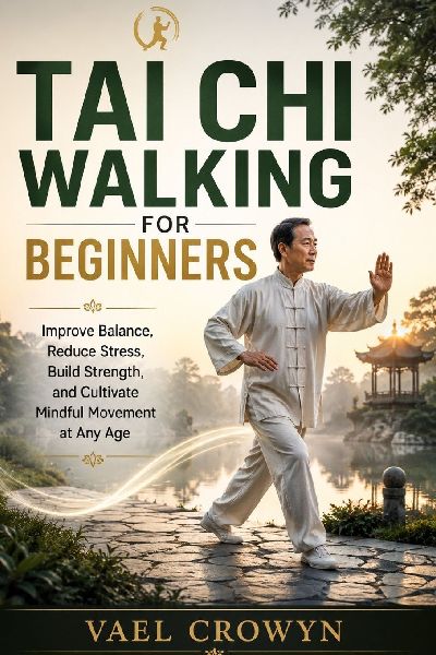TAI CHI WALKING FOR BEGINNERS: Improve Balance, Reduce Stress, Build Strength, and Cultivate Mindful Movement at Any Age